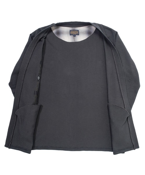 MEN'S BIGI（メンズビギ）の「【PENDLETON/ペンドルトン】別注 鹿の子刺繍カーディガン（カーディガン/ボレロ・メンズ・チャコールグレー・02/03）」の13枚目の写真