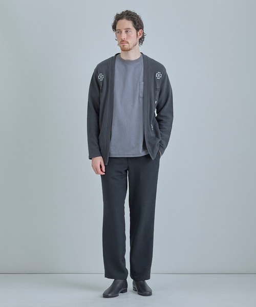 MEN'S BIGI（メンズビギ）の「【PENDLETON/ペンドルトン】別注 鹿の子刺繍カーディガン（カーディガン/ボレロ・メンズ・チャコールグレー・02/03）」の5枚目の写真