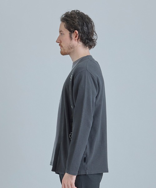 MEN'S BIGI（メンズビギ）の「【PENDLETON/ペンドルトン】別注 鹿の子刺繍カーディガン（カーディガン/ボレロ・メンズ・チャコールグレー・02/03）」の3枚目の写真