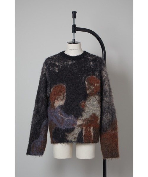 SHINYAKOZUKA（シンヤコヅカ）の「ILSTED（ニット/セーター・メンズ・マルチ/オレンジ系その他・X-SMALL/MEDIUM/SMALL/LARGE）」の9枚目の写真