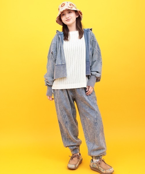 チチカカ(チチカカ)の「Orale! シアーロングスリーブTシャツ(Tシャツ/カットソー・レディース・アイボリー/ブラック/グリーン・FREE)」の6枚目の写真