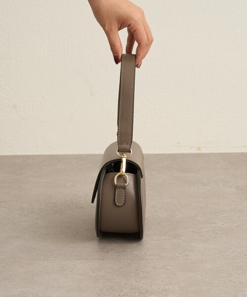 Omekashi（オメカシ）の「【MILLELA FIRENZE】オーバルデザインBAG（トートバッグ・レディース・モカ/ブラック・FREE）」の13枚目の写真