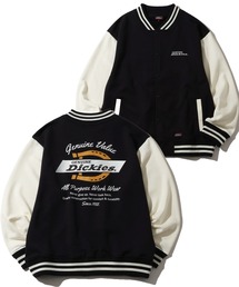 【GENUINE DICKIES/ジェニュインディッキーズ】裏毛バック刺繍プリント エンブレムスタジャン