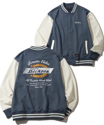 Dickies（ディッキーズ）の「【GENUINE DICKIES/ジェニュインディッキーズ】裏毛バック刺繍プリント エンブレムスタジャン（スタジャン）」