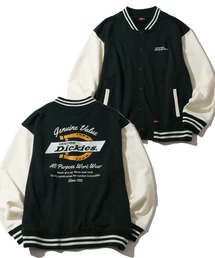 Dickies（ディッキーズ）の「【GENUINE DICKIES/ジェニュインディッキーズ】裏毛バック刺繍プリント エンブレムスタジャン（スタジャン）」