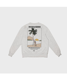 BETTER THAN SURF（ベターザンサーフ）の「RETRO PARADISE SWEAT SHIRT - GREY（スウェット）」