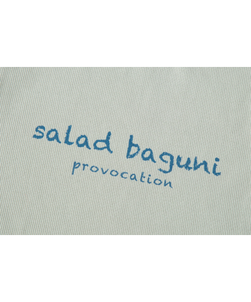 SALAD BAGUNI(サラダバグニ)の「Provocation lettering ribbed tee - olive(Tシャツ/カットソー・レディース・その他・FREE)」の4枚目の写真