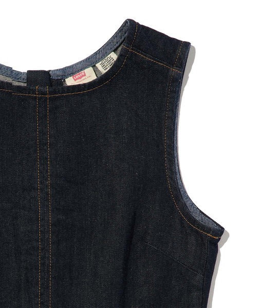 Levi's(リーバイス)の「Levi's/リーバイス コラム ミディドレス(ワンピース・レディース・ダークインディゴブルー・M/S/XS)」の7枚目の写真