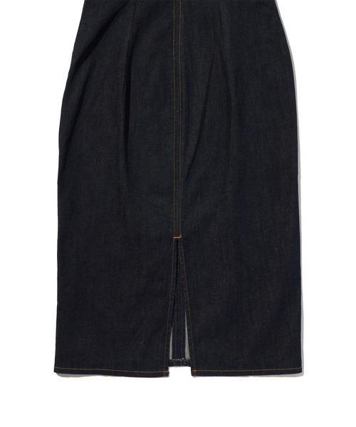 Levi's(リーバイス)の「Levi's/リーバイス コラム ミディドレス(ワンピース・レディース・ダークインディゴブルー・M/S/XS)」の9枚目の写真