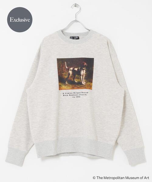 SENSE OF PLACE by URBAN RESEARCH(センスオブプレイスバイアーバンリサーチ)の「『別注』The Met×SENSE OF PLACE スウェット(スウェット・メンズ・グレー/レッド/ブラック・MEDIUM/LARGE)」の1枚目の写真