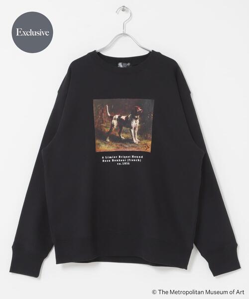 SENSE OF PLACE by URBAN RESEARCH(センスオブプレイスバイアーバンリサーチ)の「『別注』The Met×SENSE OF PLACE スウェット(スウェット・メンズ・グレー/レッド/ブラック・MEDIUM/LARGE)」の2枚目の写真