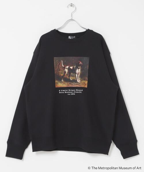 SENSE OF PLACE by URBAN RESEARCH(センスオブプレイスバイアーバンリサーチ)の「『別注』The Met×SENSE OF PLACE スウェット(スウェット・メンズ・グレー/レッド/ブラック・MEDIUM/LARGE)」の4枚目の写真