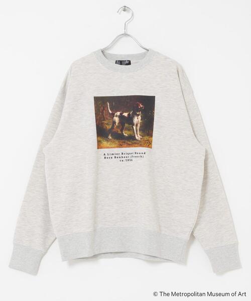 SENSE OF PLACE by URBAN RESEARCH(センスオブプレイスバイアーバンリサーチ)の「『別注』The Met×SENSE OF PLACE スウェット(スウェット・メンズ・グレー/レッド/ブラック・MEDIUM/LARGE)」の6枚目の写真