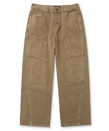 DOUBLE KNEE BALLON PANTS - BEIGE