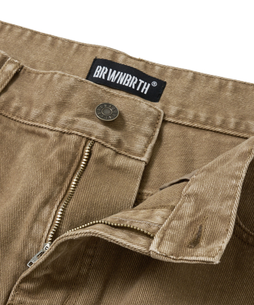 BROWNBREATH（ブラウンブレス）の「DOUBLE KNEE BALLON PANTS - BEIGE（デニムパンツ・レディース・その他・S/M/L/XL）」の4枚目の写真