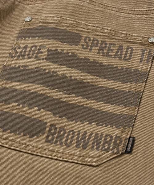 BROWNBREATH（ブラウンブレス）の「DOUBLE KNEE BALLON PANTS - BEIGE（デニムパンツ・レディース・その他・S/M/L/XL）」の6枚目の写真
