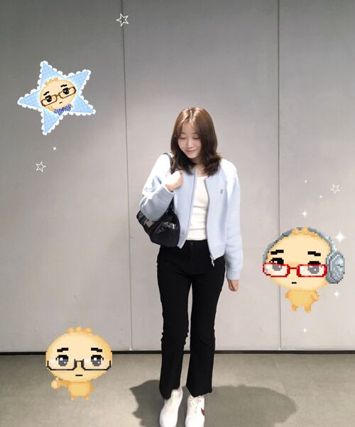 JINMANIA（ジンマニア）の「ハイウエストスパン裾カットブーツカットデニム（ブラック）（デニムパンツ・レディース・その他・S/M/L/XL）」の9枚目の写真