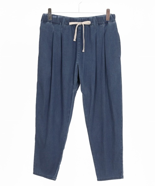 CAMBIO(カンビオ)の「mp14529-Chambray Wide Balloon Silhouette Pants ワイドパンツ(S63426cmb)(その他パンツ・メンズ・ブラック/ネイビー・S/M/L)」の19枚目の写真