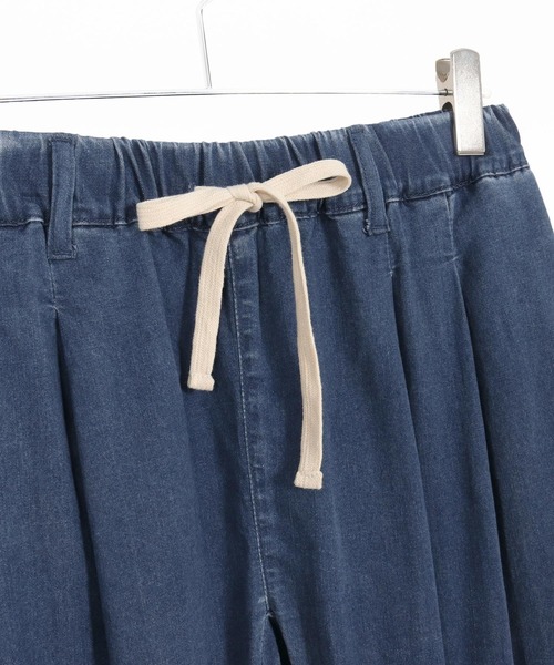 CAMBIO(カンビオ)の「mp14529-Chambray Wide Balloon Silhouette Pants ワイドパンツ(S63426cmb)(その他パンツ・メンズ・ブラック/ネイビー・S/M/L)」の21枚目の写真