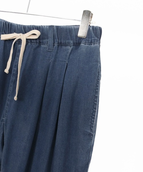 CAMBIO(カンビオ)の「mp14529-Chambray Wide Balloon Silhouette Pants ワイドパンツ(S63426cmb)(その他パンツ・メンズ・ブラック/ネイビー・S/M/L)」の22枚目の写真