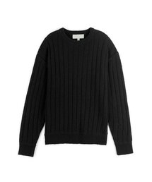 コットンブークレラウンドニットブラック SEKT002BLACK