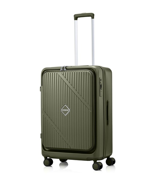 AMERICAN TOURISTER(アメリカンツーリスター)の「アメリカンツーリスター VELOX スピナー68/25 エキスパンダー TSA HW カーキ(スーツケース/キャリーバッグ・レディース・カーキ・M)」の1枚目の写真