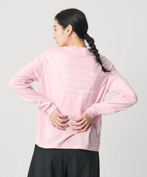 Samplee（サンプリー）の「【別注】＜Samplee＞プリント ロングスリーブTシャツ（Tシャツ/カットソー）」