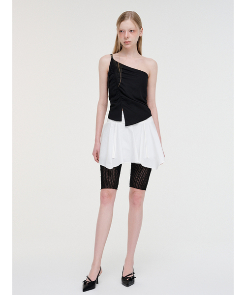 ETMON(エトモン)の「One Shoulder Buckle Blouse Black(スカート・レディース・その他・S/M)」の3枚目の写真