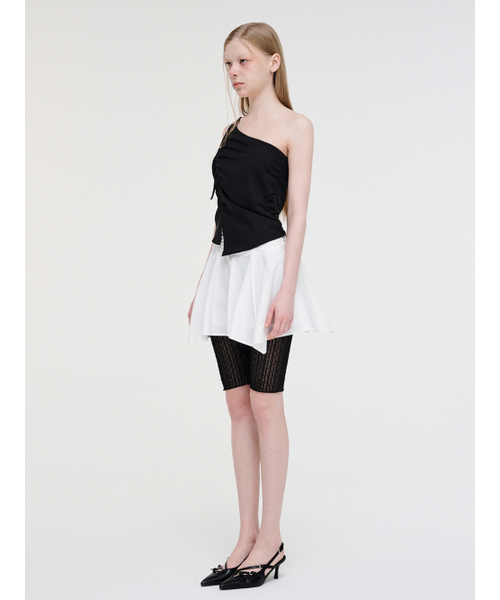 ETMON(エトモン)の「One Shoulder Buckle Blouse Black(スカート・レディース・その他・S/M)」の4枚目の写真