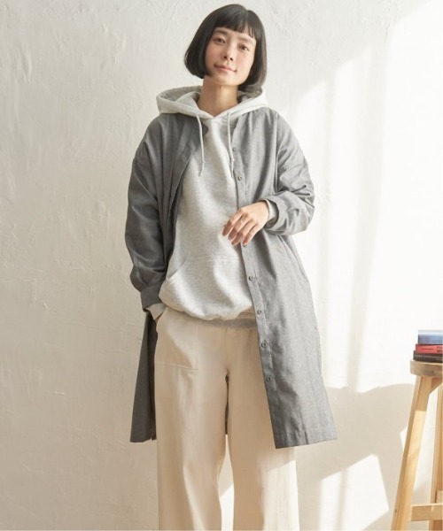 LBC(エルビーシー)の「コットンMIX 3WAYタックワンピース(ワンピース・レディース・ブラック/ブルー/ブラウン・L/M)」の10枚目の写真