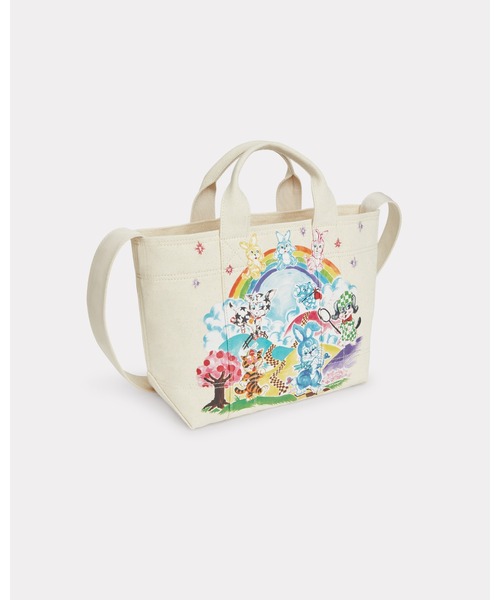 KENZO(ケンゾー)の「'KENZO Cartoon' スモール トートバッグ イン キャンバス(メッセンジャーバッグ・メンズ・ベージュ系その他・ONE SIZE)」の2枚目の写真