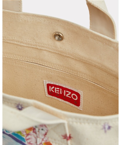 KENZO(ケンゾー)の「'KENZO Cartoon' スモール トートバッグ イン キャンバス(メッセンジャーバッグ・メンズ・ベージュ系その他・ONE SIZE)」の4枚目の写真