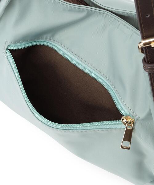 Reflect（リフレクト）の「【3WAY／しっかり収納／インナーバッグ入り／ショルダー付き】ナイロンバッグ（ショルダーバッグ・レディース・ネイビー/ブラウン系その他/サックスブルー・00）」の21枚目の写真