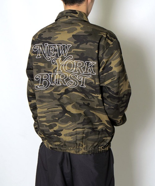 NEW YORK BURST(ニューヨークバースト)の「PATTERN SWINGTOP(ブルゾン・メンズ・カモフラージュ/レオパード・M/L/XL)」の6枚目の写真