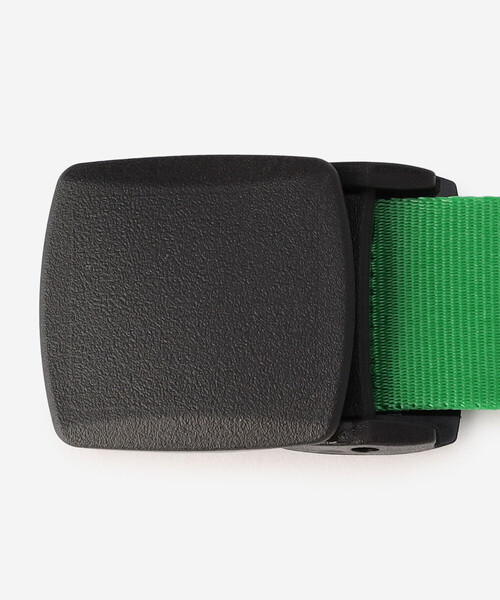 SEDAN ALL-PURPOSE（セダンオールパーパス）の「SEDAN ALL-PURPOSE | ナイロン スケートロゴウェブベルト MEN（ベルト・メンズ・ブラック/イエロー/グリーン・ONE）」の6枚目の写真