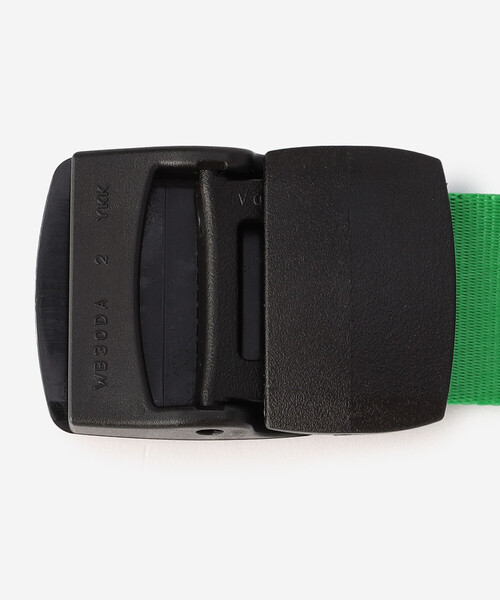 SEDAN ALL-PURPOSE（セダンオールパーパス）の「SEDAN ALL-PURPOSE | ナイロン スケートロゴウェブベルト MEN（ベルト・メンズ・ブラック/イエロー/グリーン・ONE）」の7枚目の写真