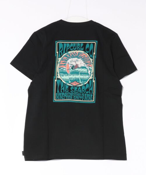 rip curl(リップカール)の「【RIPCURL(リップカール)】LAYBACK HACK/バックプリント 半袖 Tシャツ(Tシャツ/カットソー・レディース・ブラック/ブルー系その他2・SMALL)」の4枚目の写真