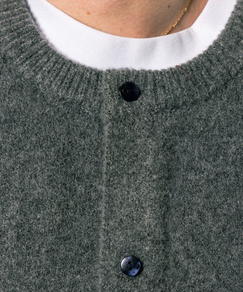 Elanque(エランク)の「short length knit vest / ショート丈ニットベスト(ニット/セーター・メンズ・チャコールグレー/ブルー系その他・MEDIUM/LARGE)」の7枚目の写真