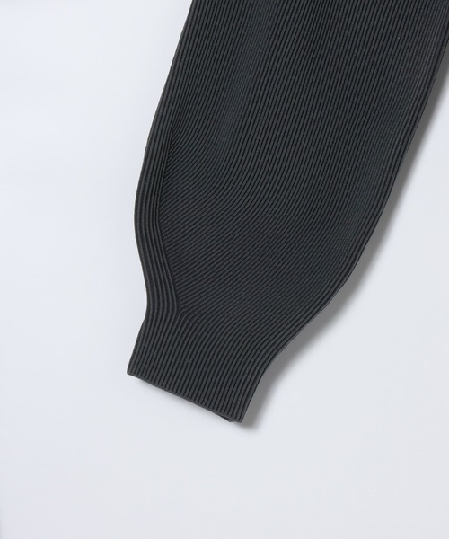 JEANASIS（ジーナシス）の「ペプラムZIP Vカーディガン/650175（カーディガン/ボレロ・レディース・ピンク系その他/グレー系その他/ブラック系/ホワイト系その他・FREE）」の8枚目の写真