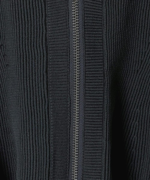 JEANASIS（ジーナシス）の「ペプラムZIP Vカーディガン/650175（カーディガン/ボレロ・レディース・ピンク系その他/グレー系その他/ブラック系/ホワイト系その他・FREE）」の11枚目の写真