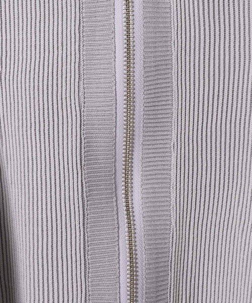 JEANASIS（ジーナシス）の「ペプラムZIP Vカーディガン/650175（カーディガン/ボレロ・レディース・ピンク系その他/グレー系その他/ブラック系/ホワイト系その他・FREE）」の13枚目の写真