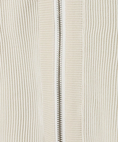 JEANASIS（ジーナシス）の「ペプラムZIP Vカーディガン/650175（カーディガン/ボレロ・レディース・ピンク系その他/グレー系その他/ブラック系/ホワイト系その他・FREE）」の12枚目の写真