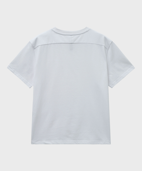 NOIRER(ノイア)の「ヘビーコットンクロップTシャツ(ホワイト)(Tシャツ/カットソー・メンズ・その他・48/50/52)」の3枚目の写真