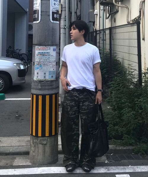 NOIRER(ノイア)の「ヘビーコットンクロップTシャツ(ホワイト)(Tシャツ/カットソー・メンズ・その他・48/50/52)」の16枚目の写真