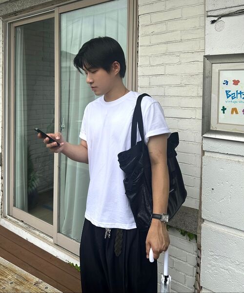 NOIRER(ノイア)の「ヘビーコットンクロップTシャツ(ホワイト)(Tシャツ/カットソー・メンズ・その他・48/50/52)」の18枚目の写真