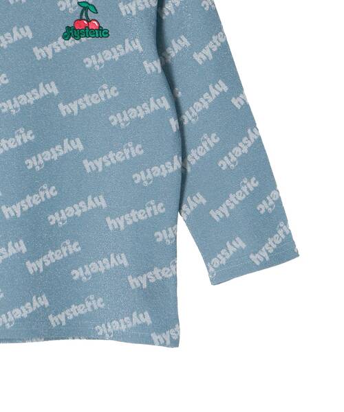 HYSTERIC GLAMOUR（ヒステリックグラマー）の「CHEERY刺繍 七分袖Tシャツ（Tシャツ/カットソー・レディース・ピンク系その他/ブラック系その他/ブルー系その他・FREE）」の10枚目の写真