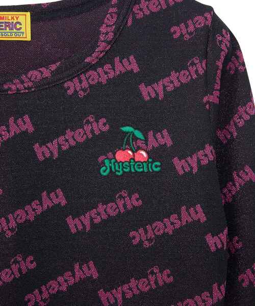 HYSTERIC GLAMOUR（ヒステリックグラマー）の「CHEERY刺繍 七分袖Tシャツ（Tシャツ/カットソー・レディース・ピンク系その他/ブラック系その他/ブルー系その他・FREE）」の17枚目の写真