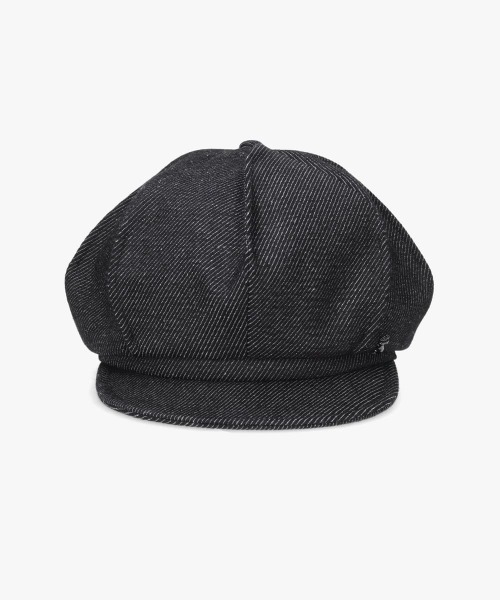 arth(アース)の「arth Loose Denim Tuck Cas / アース(キャスケット・メンズ・ストライプ/ネイビー・60cm/58cm)」の6枚目の写真