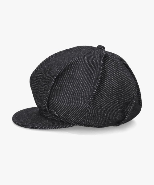 arth(アース)の「arth Loose Denim Tuck Cas / アース(キャスケット・メンズ・ストライプ/ネイビー・60cm/58cm)」の7枚目の写真