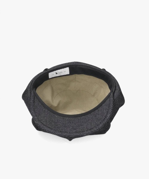 arth(アース)の「arth Loose Denim Tuck Cas / アース(キャスケット・メンズ・ストライプ/ネイビー・60cm/58cm)」の10枚目の写真